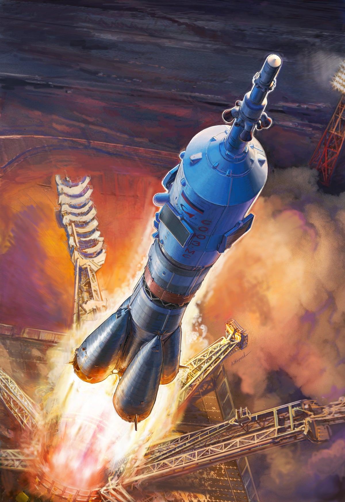 Soyuz 2.1a Launch Vehicle Russian Space Rocket