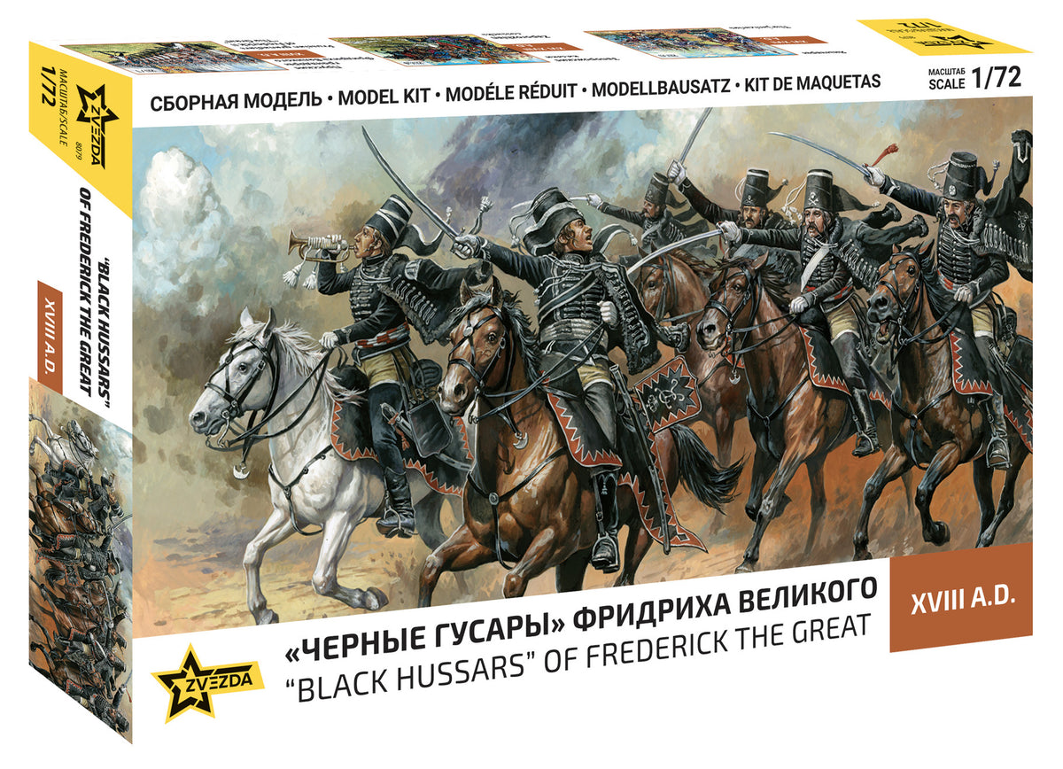 Black Hussars of Frederik the Great (19 Figures)