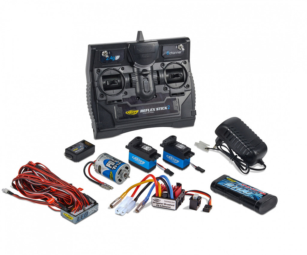 Reflex Truck Starter Set incl radio, battery lights motor