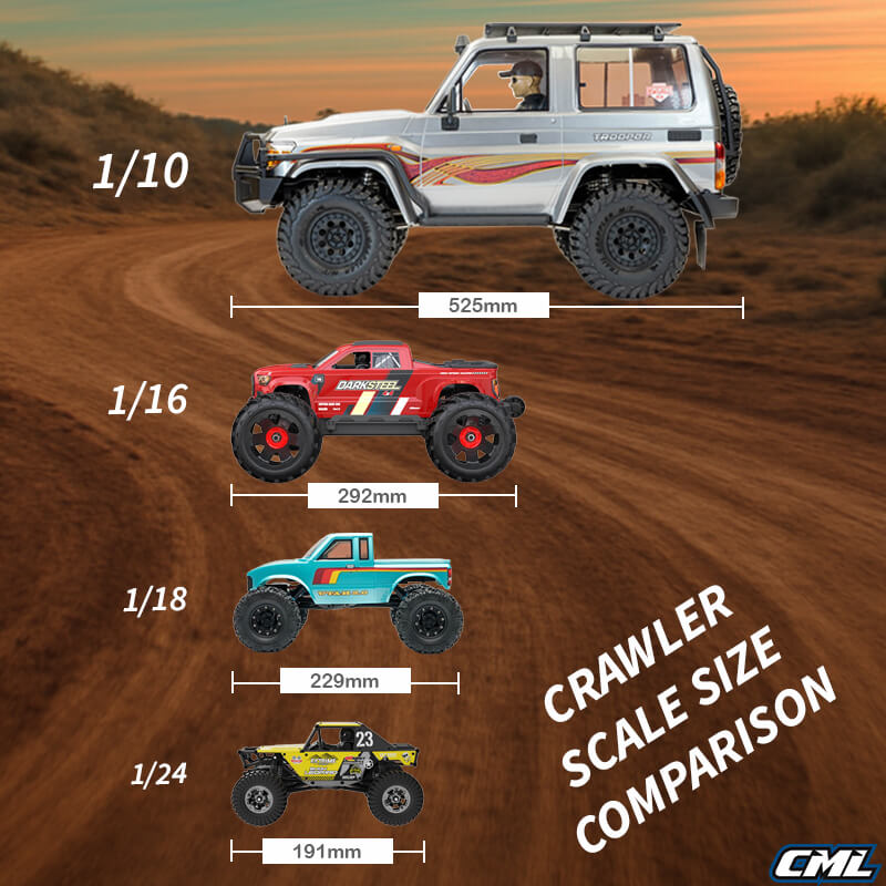 GMADE 1/10 GS01 KOMODO TRUCK SCALE CRAWLER KIT