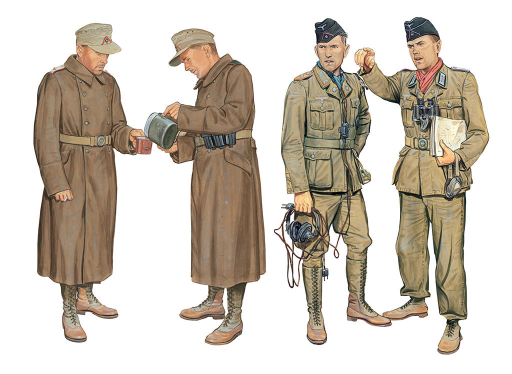 1/35 DAK Panzer & Artillery Crew