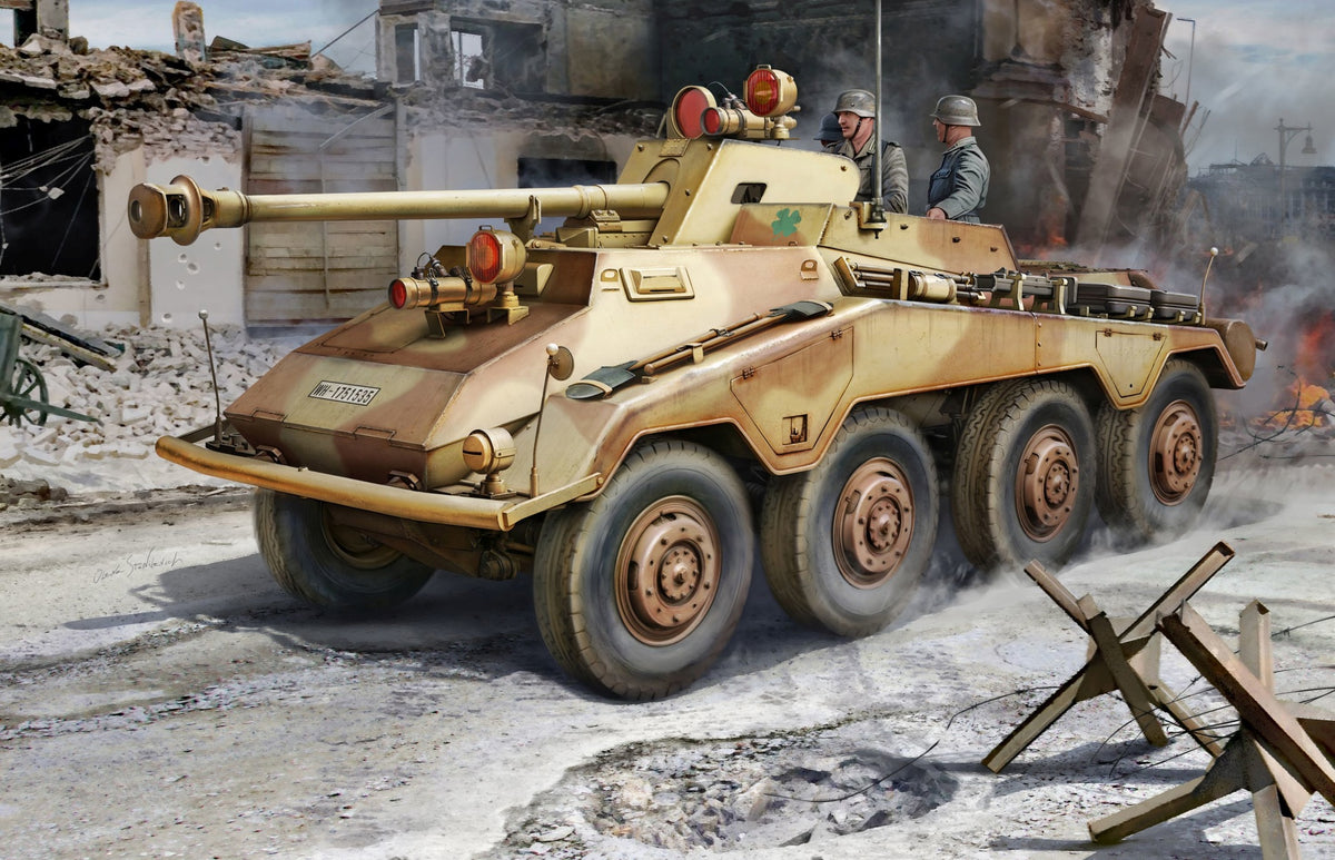 1/35 Sd.Kfz.234/4 Panzerspähwagen w/Night Vision Falke