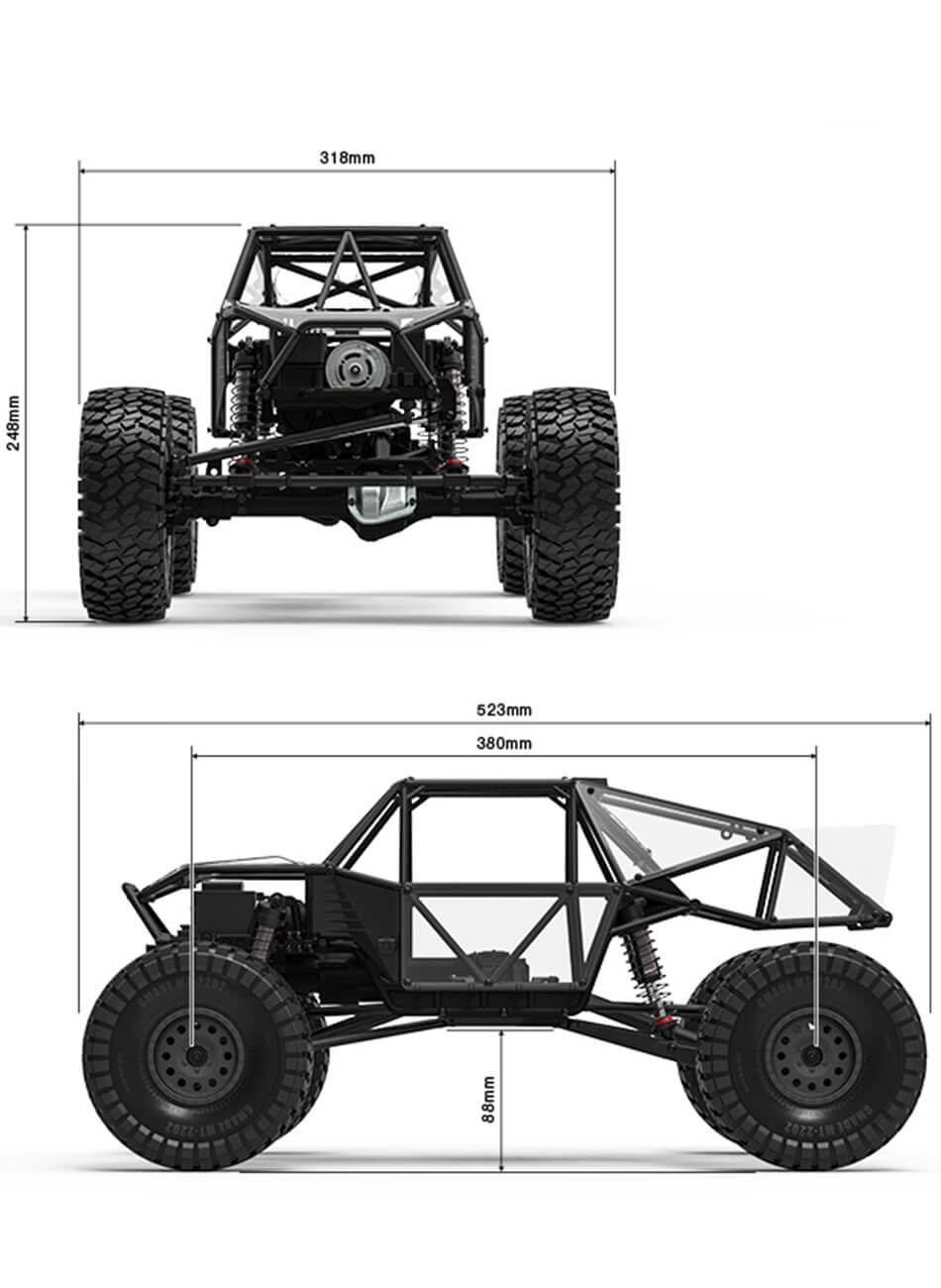 GMADE 1/10 GOM ROCK BUGGY RTR KIT