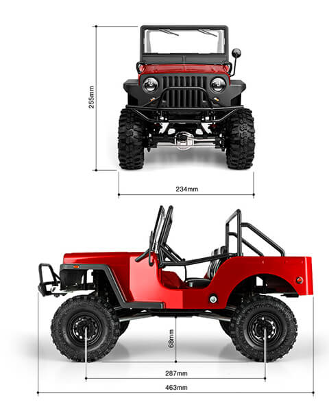 GMADE 1/10 GS01 SAWBACK 4LS SCALE CRAWLER KIT