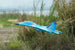 XFLY TWIN 50MM SU-27 EDF 750MM JET WITHOUT TX/RX/BATT - BLUE CAMO