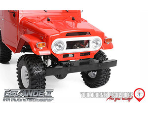 RC4WD GELANDE II RTR TRUCK W/CRUISER BODY SET (RED)