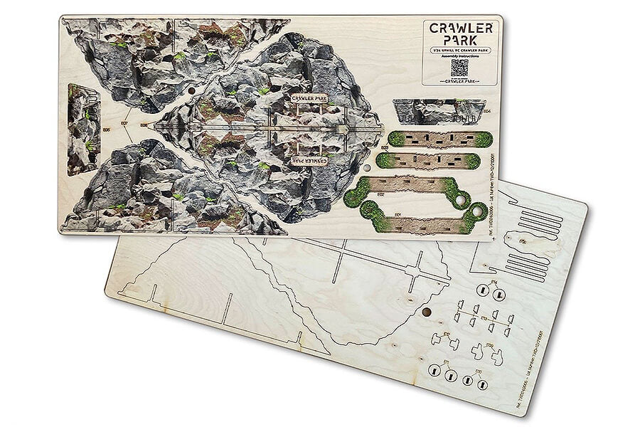 CRAWLER PARK KIT OF 5 OBSTACLES FOR 1/24 RC CRAWLER PARK CIRCUIT