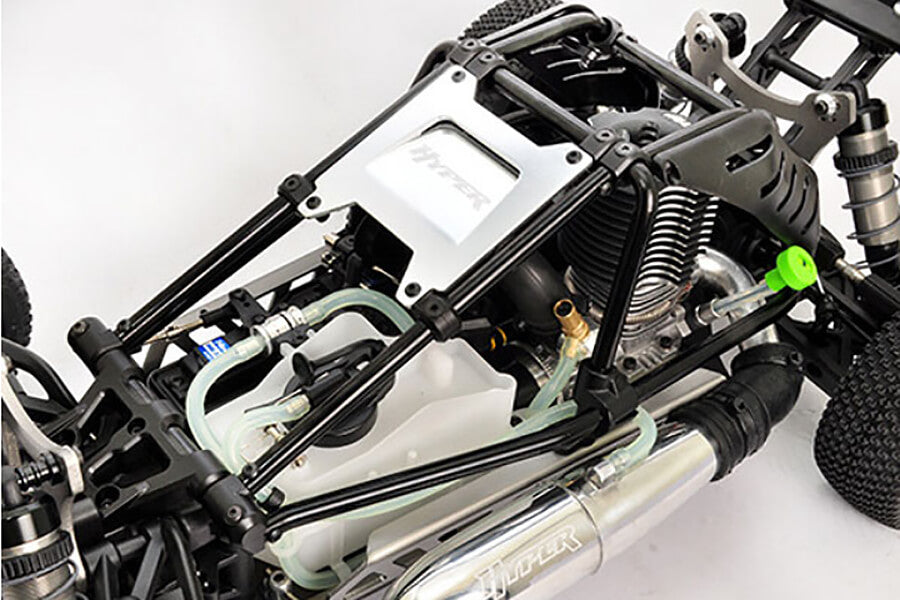 HOBAO HYPER CAGE BUGGY RTR W/MACH*28 ENGINE - BLACK