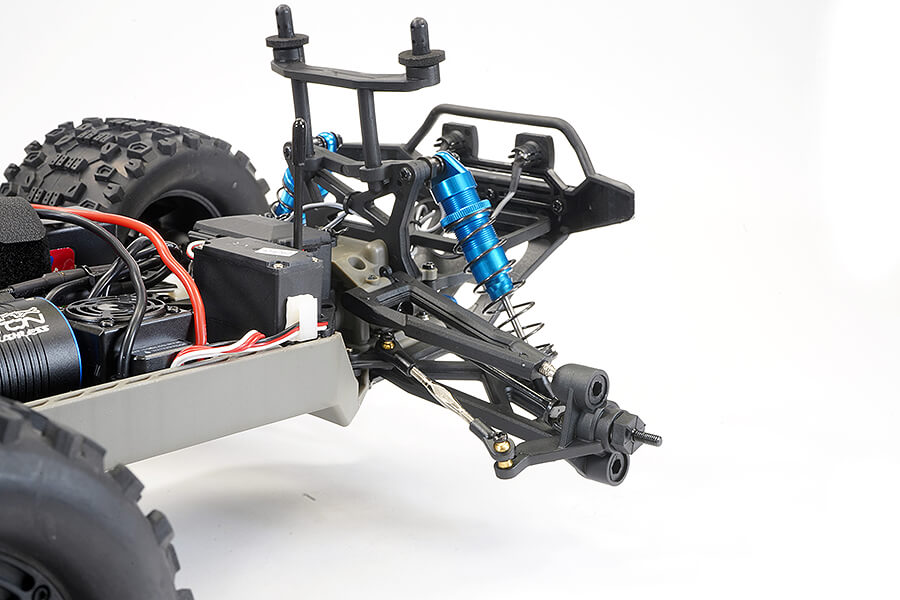 FTX RAMRAIDER 1/10 BRUSHLESS MONSTER TRUCK RTR - GREEN/BLUE