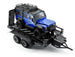 FASTRAX DUAL-AXLE TRAILER W/RAMPS & LEDS (MED 1/12-1/18) - BLACK