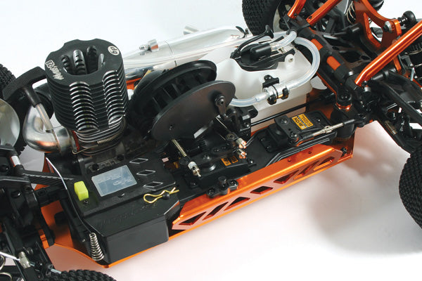 HOBAO HYPER CAGE BUGGY RTR W/MACH*28 ENGINE - ORANGE