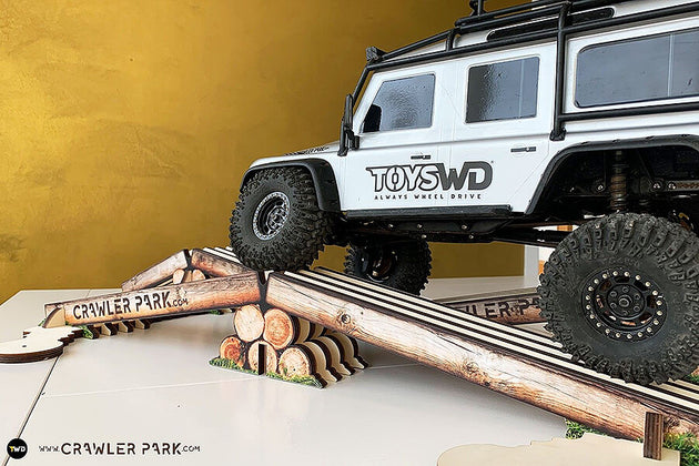 CRAWLER PARK AXES CROSSING OBSTACLE 1/10 CRAWLER CIRCUIT