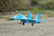 XFLY TWIN 50MM SU-27 EDF 750MM JET WITHOUT TX/RX/BATT - BLUE CAMO
