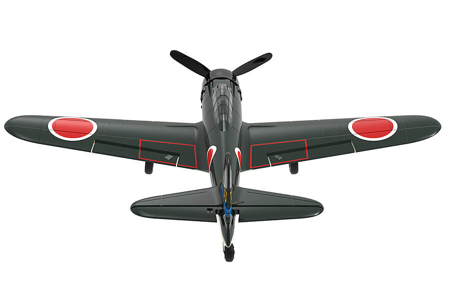 VOLANTEX MITSUBISHI ZERO 4CH 400MM BRUSHED W/GYRO EPP RTF