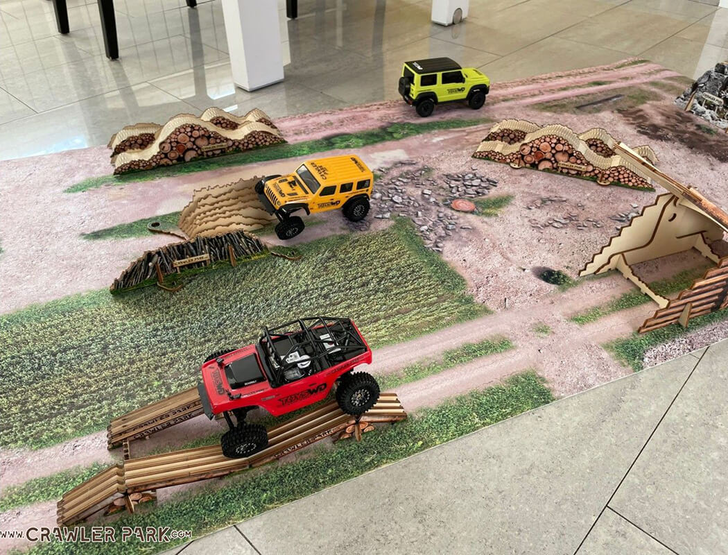 CRAWLER PARK CARPET CIRCUIT OF 79X28INCH 1/24 RC CRAWLER PARK
