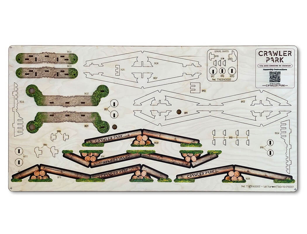 CRAWLER PARK 1/24 STARTER KIT CARPET CIRCUIT RC CRAWLER PARK