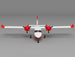 XFLY P68 TWIN 850MM WINGSPAN WITHOUT TX/RX/BATTERY - RED