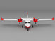 XFLY P68 TWIN 850MM WINGSPAN WITHOUT TX/RX/BATTERY - RED