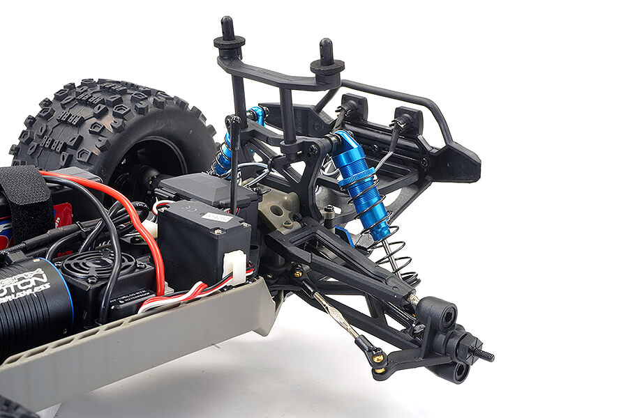 FTX RAMRAIDER 1/10 BRUSHLESS MONSTER TRUCK RTR - RED/BLUE