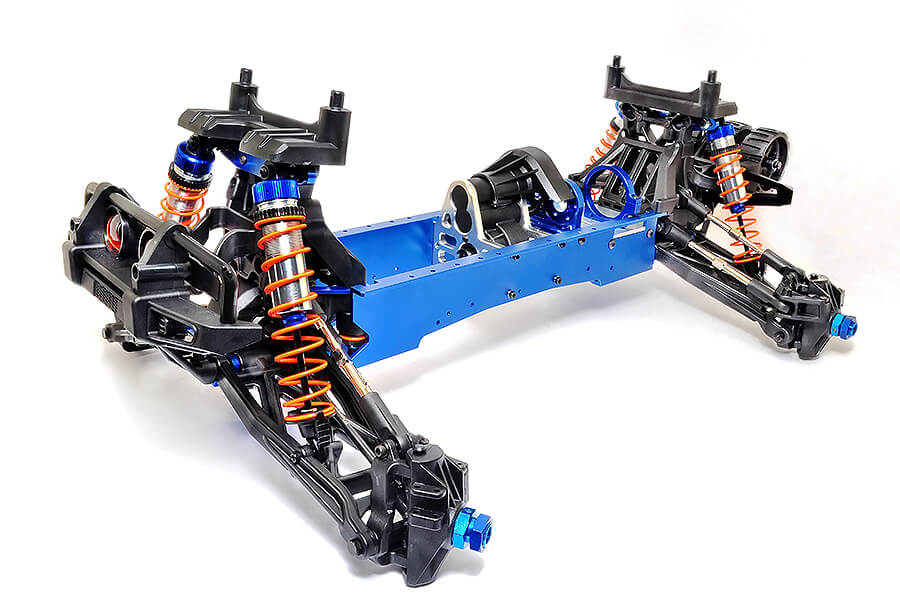 HOBAO HYPER MONSTER TRUCK X ELECTRIC WITH HW150A ESC - BLUE