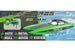 VOLANTEX ATOMIC SR85 BRUSHLESS BOAT (NO BATT)- GREEN