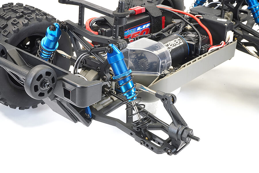 FTX RAMRAIDER 1/10 BRUSHLESS MONSTER TRUCK RTR - RED/BLUE