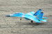 XFLY TWIN 50MM SU-27 EDF 750MM JET WITHOUT TX/RX/BATT - BLUE CAMO