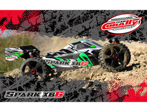 CORALLY SPARK XB6 6S BRUSHLESS BASHER BUGGY RTR - GREEN