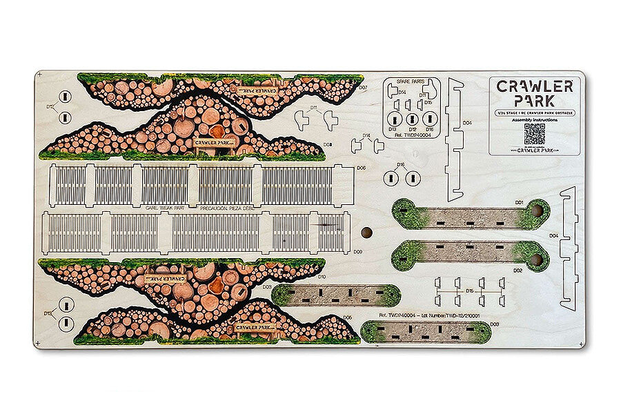 CRAWLER PARK STARTER KIT CIRCUIT RC CRAWLER PARK 1/24