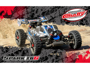 CORALLY SPARK XB6 6S BRUSHLESS BASHER BUGGY RTR - BLUE