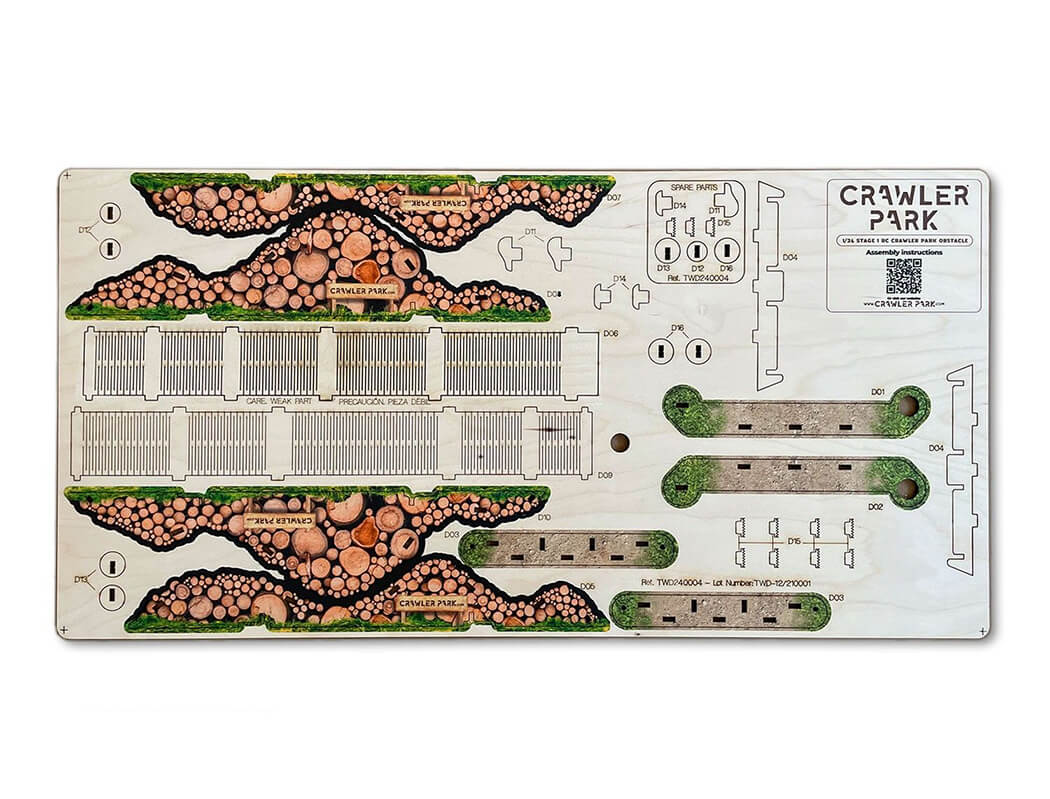 CRAWLER PARK 1/24 STARTER KIT CARPET CIRCUIT RC CRAWLER PARK