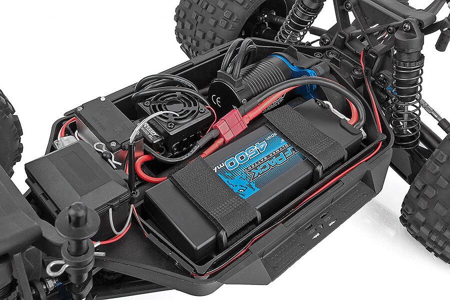 TEAM ASSOCIATED RIVAL MT10 V2 RTR TRUCK BRUSHLESS WITH 2S BATTERY AND CHARGER