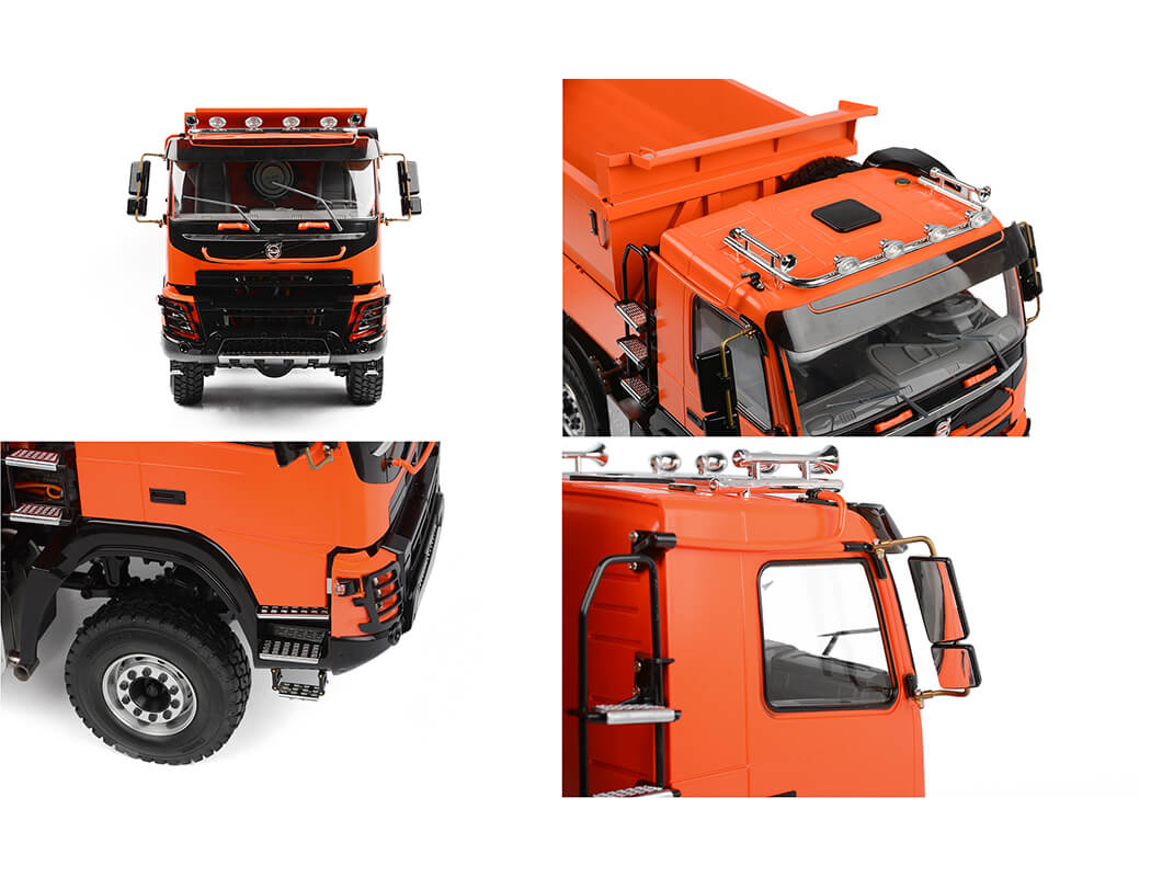 RC4WD 1/14 8X8 ARMAGEDDON HYDRAULIC DUMP TRUCK (FMX) (ORANGE)