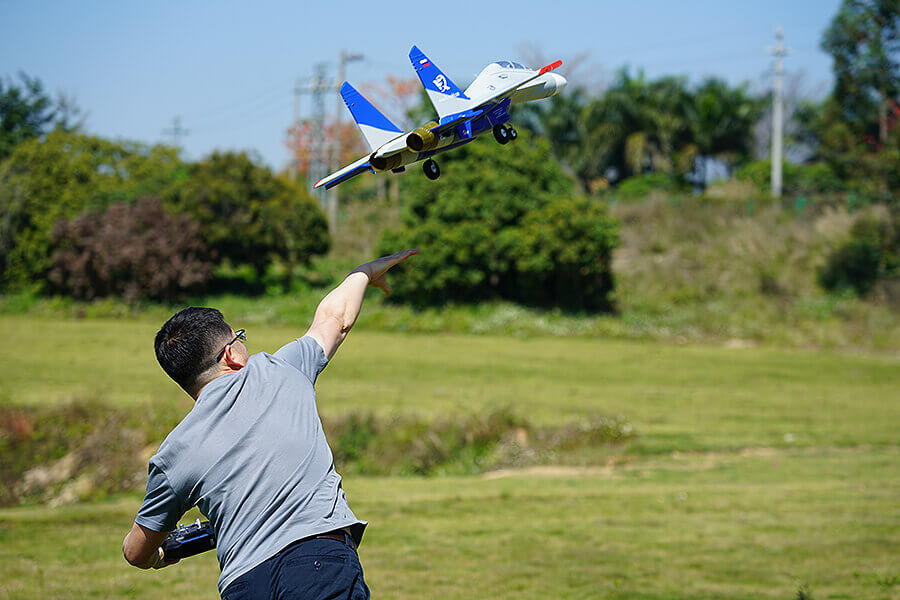 XFLY TWIN 50MM SU-27 EDF 750MM JET W/O TX/RX/BATT - GREY