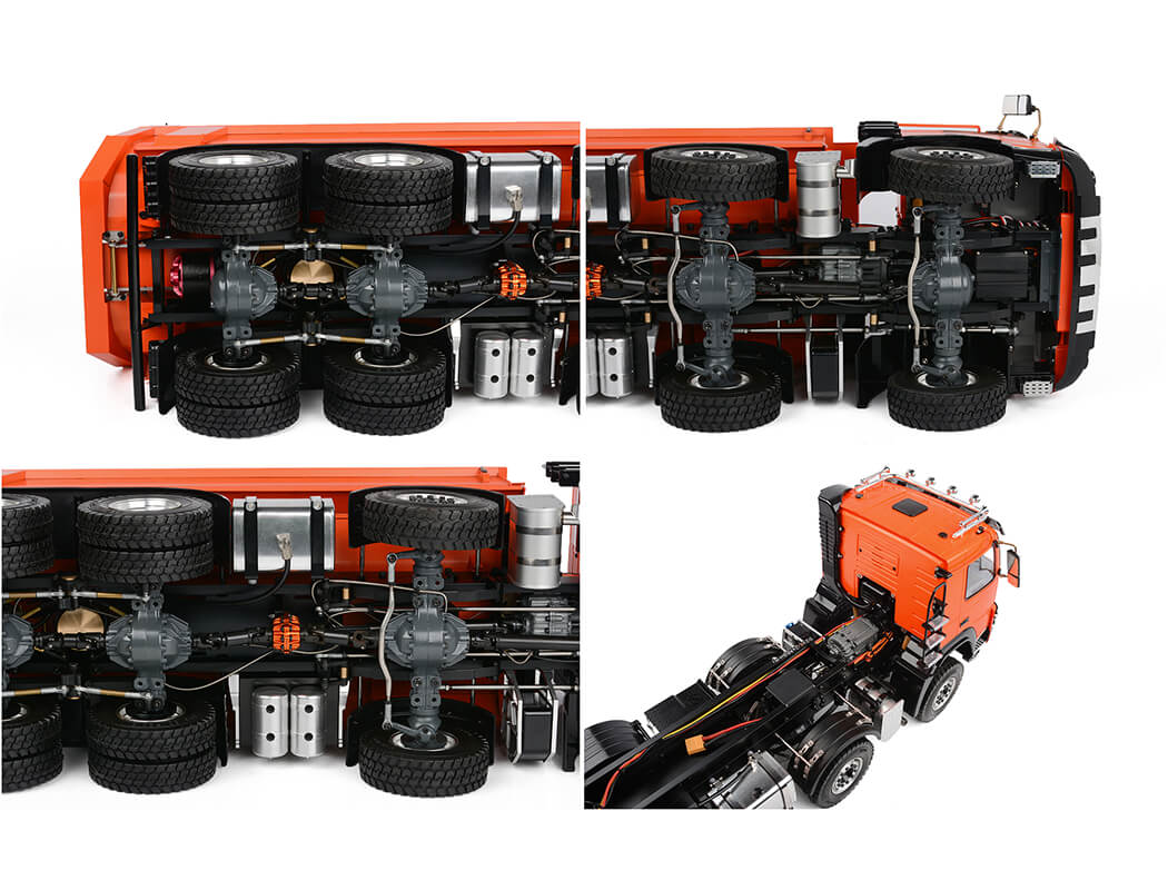 RC4WD 1/14 8X8 ARMAGEDDON HYDRAULIC DUMP TRUCK (FMX) (ORANGE)