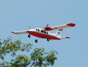 XFLY P68 TWIN 850MM WINGSPAN WITHOUT TX/RX/BATTERY - RED