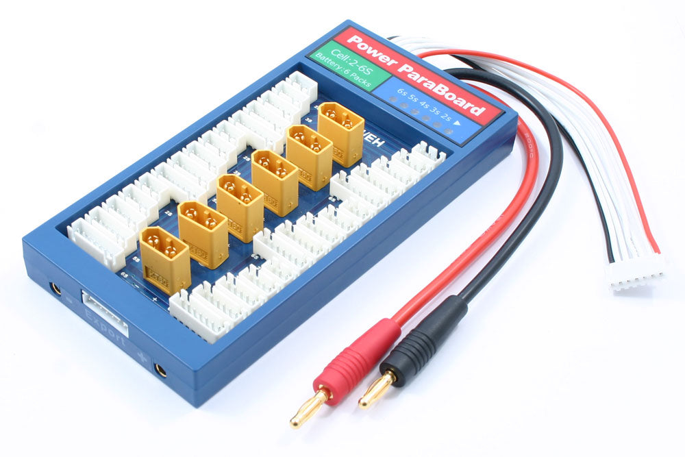 ETRONIX POWER PARABOARD 6PK W/XT60 CONNECTOR & XH BALANCE