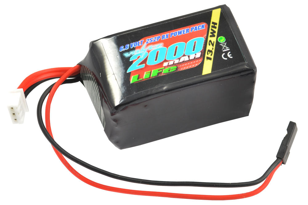 VOLTZ 2000MAH 2S 6.6V RX LIFE HUMP BATTERY PACK