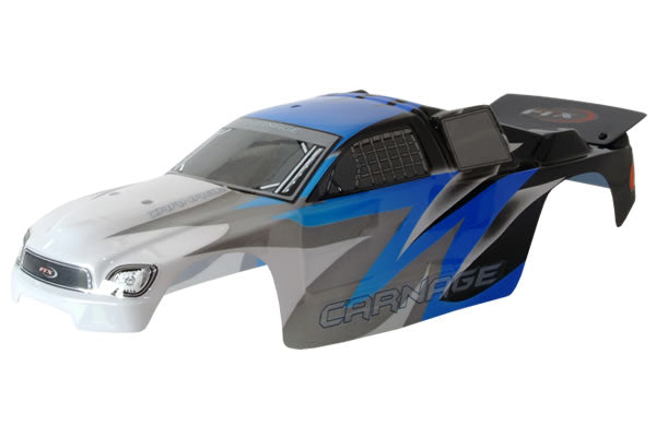 FTX CARNAGE ST PRINTED BODY - BLUE (BRUSHED/NITRO)