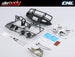 KILLERBODY 1/10 ALLOY BUMPER W/LEDS UPGRADE SETS MATTE-BLACK