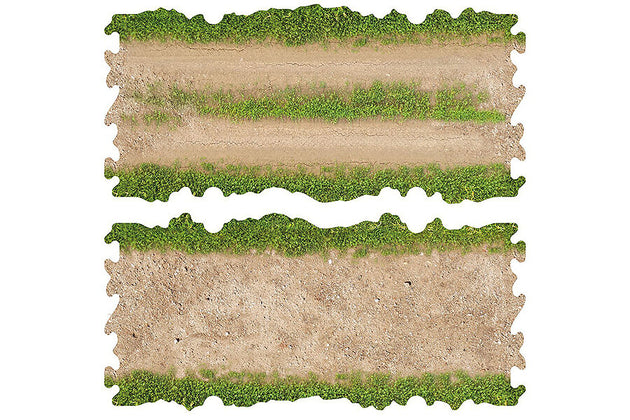 CRAWLER PARK 2 X DIRT AND GRASS STRAIGHTS FOR 1/24 RC CRAWLER PARK