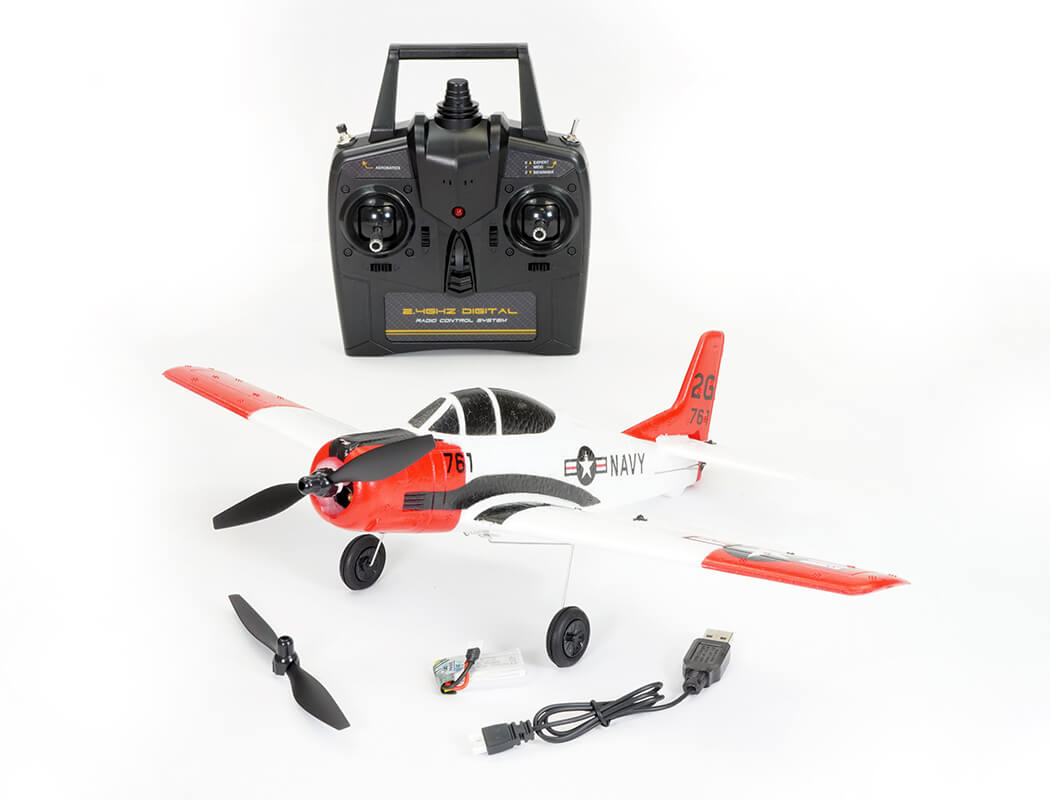 VOLANTEX T-28 TROJAN 4CH 400MM BRUSHED W/GYRO EPP RTF