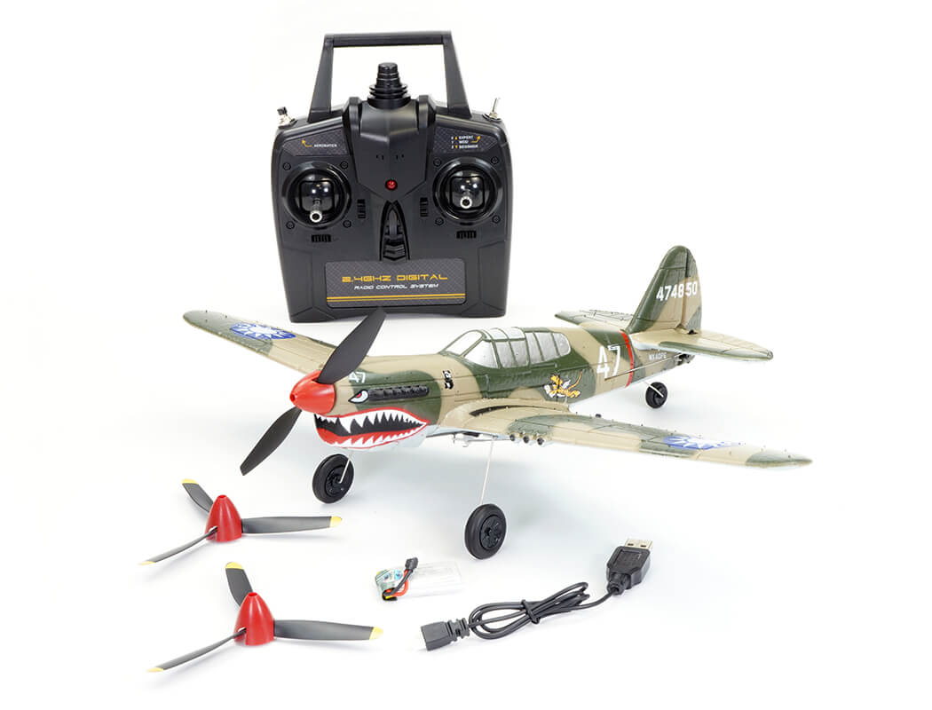 VOLANTEX P40 WARHAWK 4CH 400MM BRUSHED W/GYRO EPP RTF