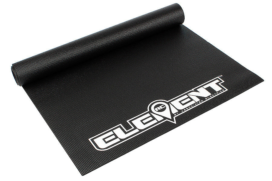 ELEMENT RC PIT MAT - 24" X 48" WHITE LOGO (5MM THICK)