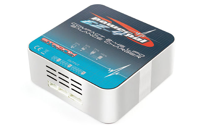 ETRONIX POWERPAL EZ-4 50W LIPO 2-4S AC CHARGER (EUROPEAN PLUG)