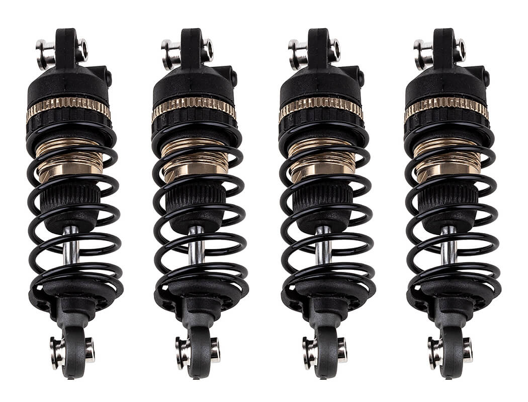 TEAM ASSOCIATED APEX 2 FT FLUID FILLED SHOCK SET (NO FLUID)