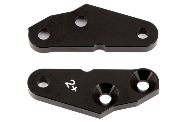 ASSOCIATED RC8B3.1/RC8B3.2 FT STEERING BLOCK ARMS +2 DEGREE ALUMINIUM