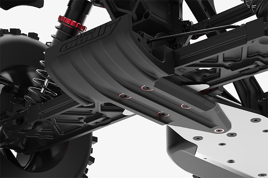 CORALLY REAR BUMPER WITH SKID PLATE COMPOSITE 1 PC