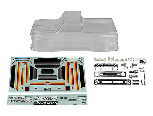 TEAM ASSOCIATED MT12 BODYSHELL SET CLEAR