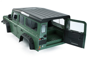 FASTRAX 1/10 RANGER XL HARDBODY & INTERIOR SET 313MM - GREEN
